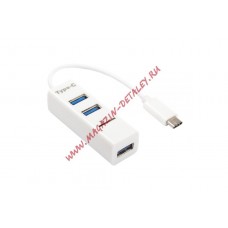 USB Type C HUB на 2 порта + Micro SD картридер BZ-AD15 блистер