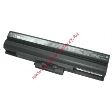 Аккумуляторная батарея (аккумулятор) VGP-BPL13 для ноутбука Sony Vaio VGN-AW, CS, FW 7200mAh 80Wh ORIGINAL black