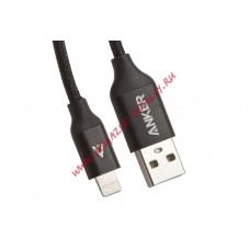 USB Дата-кабель ANKER для Apple 8 pin 0,9 метра черный, коробка