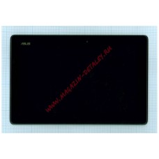 Дисплей (экран) в сборе (матрица CLAA101WJ03 + тачскрин FP-TPAY101044-01X-H) для Asus T100 черный с рамкой