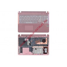 Клавиатура (топ-панель) для ноутбука Sony FIT 15 SVF15 розовая