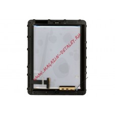 Сенсорное стекло (тачскрин) для Ipad 1 черное + рамка 3G