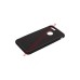 Защитная крышка "LP" для iPhone 8 Plus/7 Plus "Термо-радуга" черная-голубая (европакет)