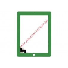 Сенсорное стекло (тачскрин) для Ipad 2 зеленое