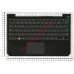Клавиатура (топ-панель) для ноутбука Samsung 900X1A 900X1B черная