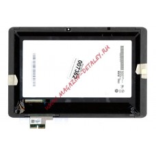 Дисплей (экран) в сборе с тачскрином B101UAT01.0 для Acer Iconia Tab A700 A701 черный