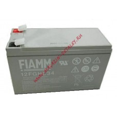 Аккумуляторная батарея для эхолота FIAMM 12FGHL34 (FGHL20902) на 12V 9Ah (151x65x94mm)