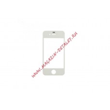 Стекло для Apple iPhone 4S белое
