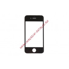 Стекло для Apple iPhone 4S чёрное