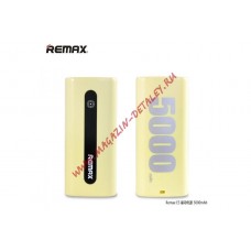 Универсальный внешний аккумулятор Remax E5 5000 mAh желтый