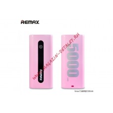 Универсальный внешний аккумулятор Remax E5 5000 mAh розовый