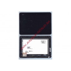 Дисплей (экран) в сборе (матрица CLAA101FP05+тачскрин) для Asus TransformerPad TF303CL черный с рамкой