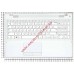 Клавиатура (топ-панель) для ноутбука Samsung 370R4E 370R4E-S01 370R5E 15.6" белая