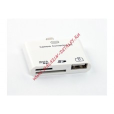 Camera Connection Kit для iPad 4, iPad mini 3 в 1 MicroSD, SD,USB, коробка