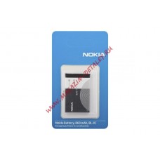 Аккумуляторная батарея (аккумулятор) BL-4C для Nokia 7270, 6300, 6260, 6170, 6131, 6125 860mAh 3.7V