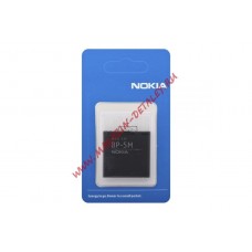 Аккумуляторная батарея (аккумулятор) BP-5M для Nokia 5610, 5700, 6110N, 6220C, 6500s, 7390, 8600 3,7V 900mAh