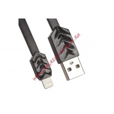 USB Дата-кабель REMAX Fishbone для Apple 8 pin черный