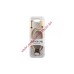 USB Дата-кабель для Apple 8 pin, в тканевой оплетке, бежевый, коробка