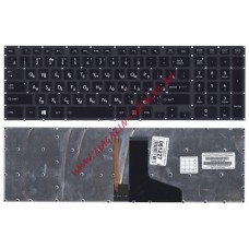 Клавиатура для ноутбука Toshiba Satellite P50 P70  черная с подсветкой