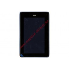 Дисплей (экран) в сборе (матрица EJ070NA-01F + сенсор) для Acer Iconia Tab B1-A71 с рамкой