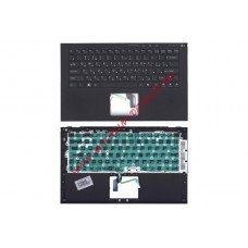 Клавиатура (топ-панель) для ноутбука Sony svz13 черная