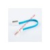 USB Дата-кабель на магните для Apple 30 pin синий, коробка