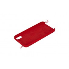 Силиконовый чехол для iPhone Xr "Silicon Case" (красный)