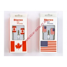 Наушники для плеера/телефона Флаг Канады, коробка