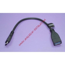 Кабель AI-TCOTG для зарядки и синхронизации Type C на USB 3.0 AF (OTG) черный