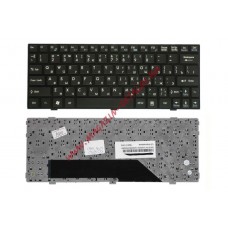 Клавиатура для ноутбука MSI U160 L1350 U135 U180 черная рамка черная