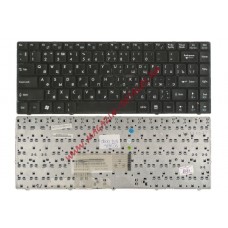Клавиатура для ноутбука MSI CX480 X350 X360 X370 X420 X460 X460DX черная рамка черная
