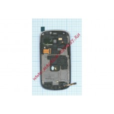 Дисплей (экран) в сборе с тачскрином full set для Samsung Galaxy S3 III Mini I8190 GT-I8190 черный