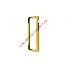 Чехол (бампер) LP для Apple iPhone 6, 6s желтый, черный, коробка