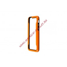 Чехол (бампер) LP для Apple iPhone 6, 6s оранжевый, черный, коробка