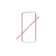 Чехол (накладка) LP Bumpers для Apple iPhone 5, 5s, SE черный, белый