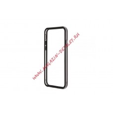 Чехол (накладка) LP Bumpers для Apple iPhone 6, 6s черный, прозрачный