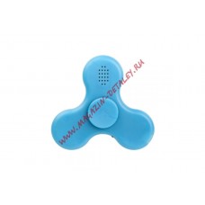 Bluetooth колонка LP spinner с LED подсветкой синяя