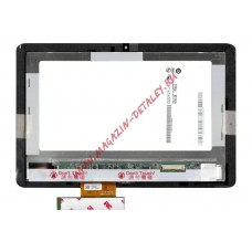 Дисплей (экран) в сборе с тачскрином B101EVT03.0 для Acer Iconia Tab A200 черный