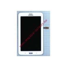 Дисплей (экран) в сборе с тачскрином для Samsung Galaxy Tab 3 7.0 Lite T111 белый