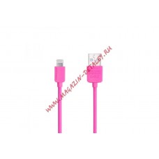 USB кабель REMAX Light Series 1M Cable RC-006i для Apple 8 pin розовый