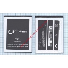Аккумуляторная батарея (аккумулятор) A94 для Micromax A94 Canvas Mad