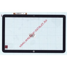 Сенсорное стекло (тачскрин) для HP TouchSmart 15-F черный