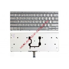 Клавиатура для ноутбука Apple Macbook 15.4 965 серебристая A1260 A1211 A1226