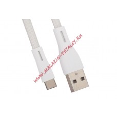 USB кабель REMAX Full Speed Pro Series Cable RC-090a USB Type-C серебряный