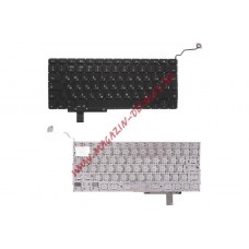 Клавиатура для ноутбука Apple Macbook A1297 черная, большой Enter