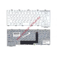 Клавиатура для ноутбука Fujitsu-Siemens LIFEBOOK P7230 белая