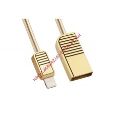USB кабель WK LION WDC-026 Apple 8 pin золотой