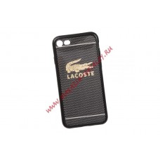 Силиконовый чехол Lacoste для Apple iPhone 7 черный