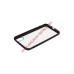 Защитная крышка "LP" для iPhone X "Glass Case" с черной рамкой (прозрачный стекло/коробка)