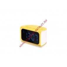 Часы будильник REMAX RM-C05 сетевые 4 x USB, 3,1А желтые